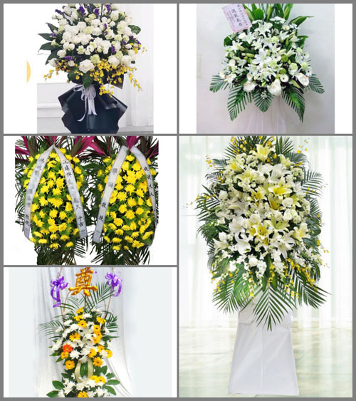 江西赣州于都县禾丰镇白事花篮预定